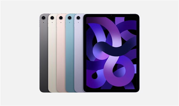 首次升級自研M1芯片！iPad Air 5今日開啟預(yù)定：4399元起