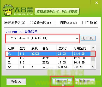 U盤(pán)重裝win8系統(tǒng)