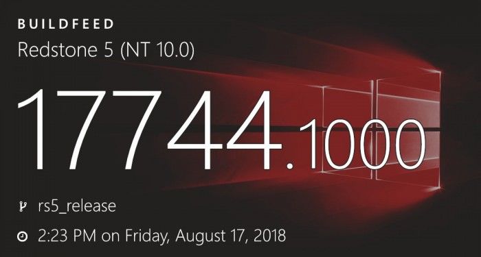 使用Timeline時(shí)應(yīng)用崩潰可修復(fù)，Windows 10 Build 17744發(fā)布