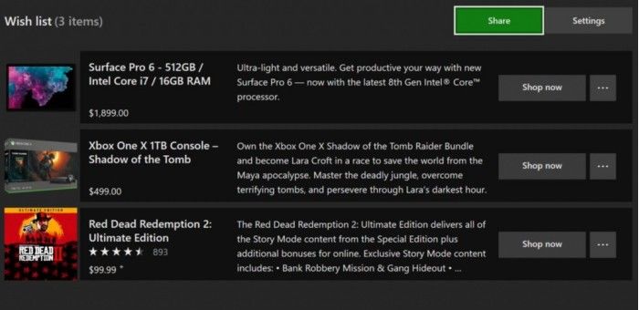 微軟：Microsoft Store購(gòu)物車(chē)和愿望清單功能回歸