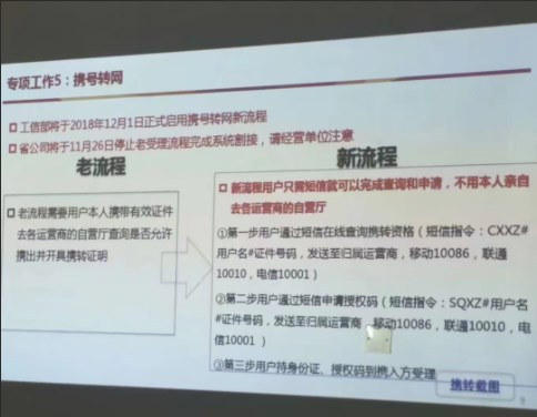 12月1日，工信部正式啟用攜號轉(zhuǎn)網(wǎng)新流程，超便捷