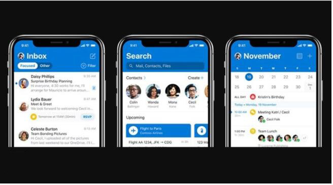 微軟Outlook iOS版更新：全新UI設計，體驗大提升