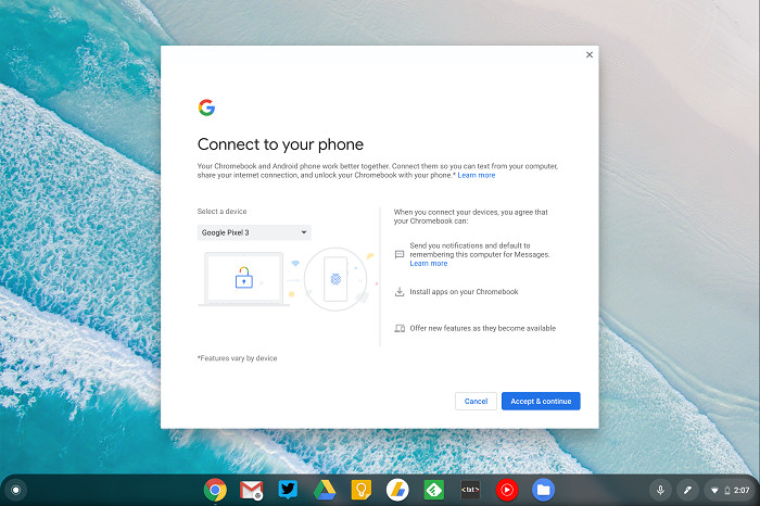 Chrome OS 71正式發(fā)布，帶來(lái)更好Android協(xié)作功能