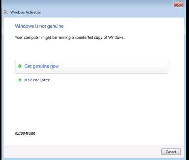 微軟承認(rèn)Windows 7升級更新匯總后顯示“非正版”錯(cuò)誤