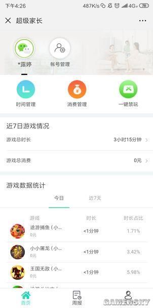 微信小游戲加強(qiáng)未成年人保護(hù)，家長(zhǎng)實(shí)時(shí)了解消費(fèi)信息